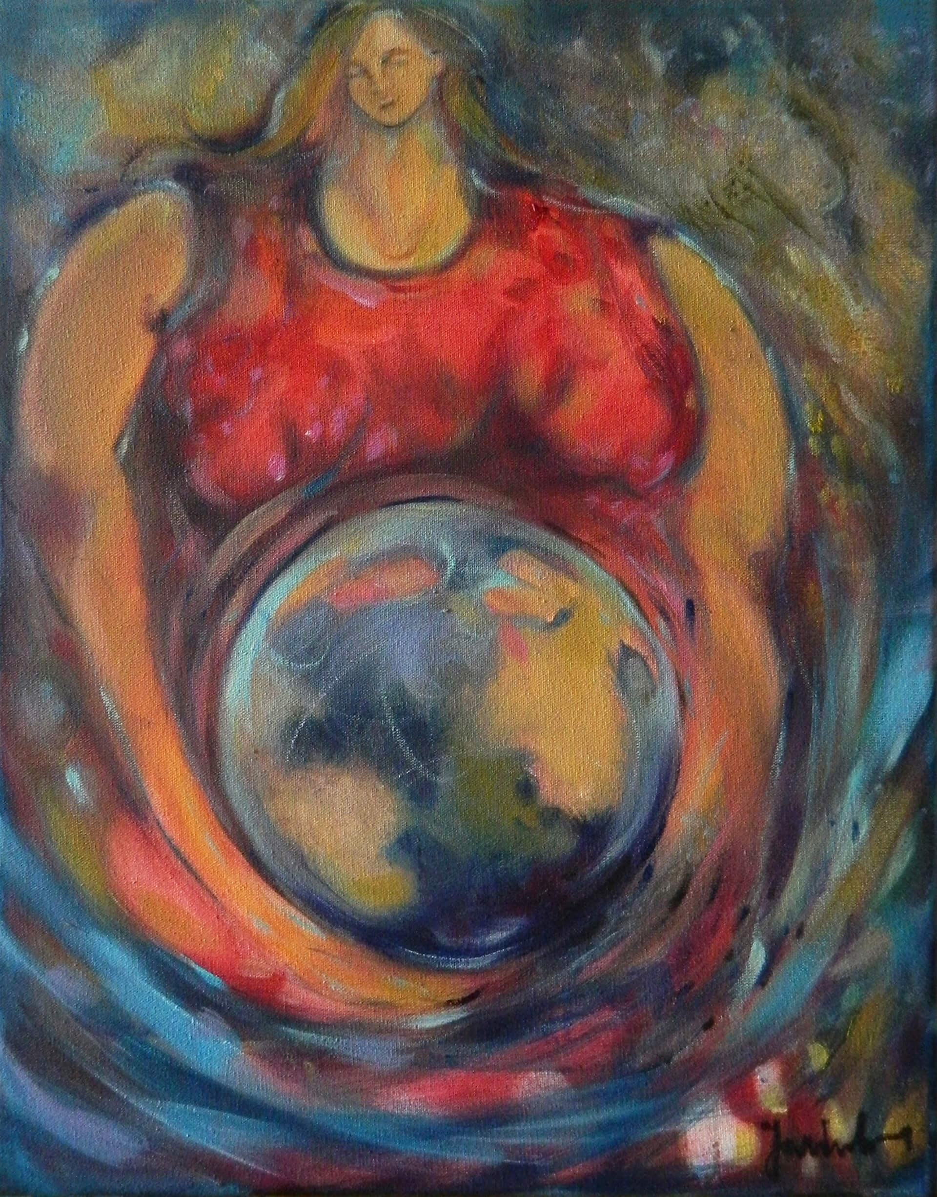 Earth. 40x50 cm. Oil on canvas. Sold